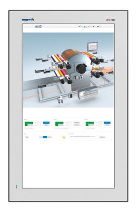 ctrlX HMI DR Built in Display