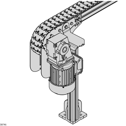 Drive and return unit ESD