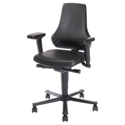 Swivel work chairs, Dynamic synthetic leather