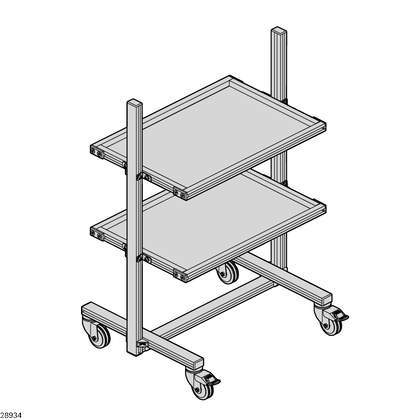 Standard material shuttle Logistik Economic