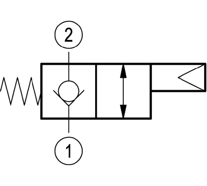 Bosch Rexroth Wege-Sitzventil, pneumatisch betätigt - VPI-8A-2A-09-NA VPI-8A-2A-09-NA