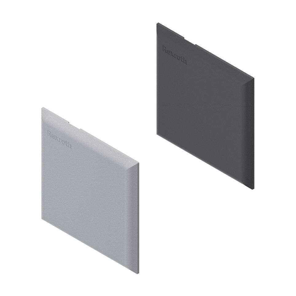 For closing the profile joints and profile butt joints in various application combinations, For profile joint 3/4 and cable guide profile 60x120 without connection bracket / Material Number:3842558474