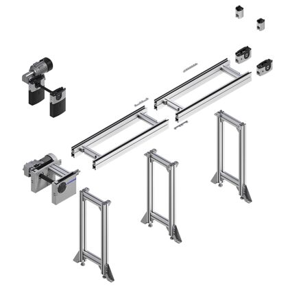 Components of conveyor units