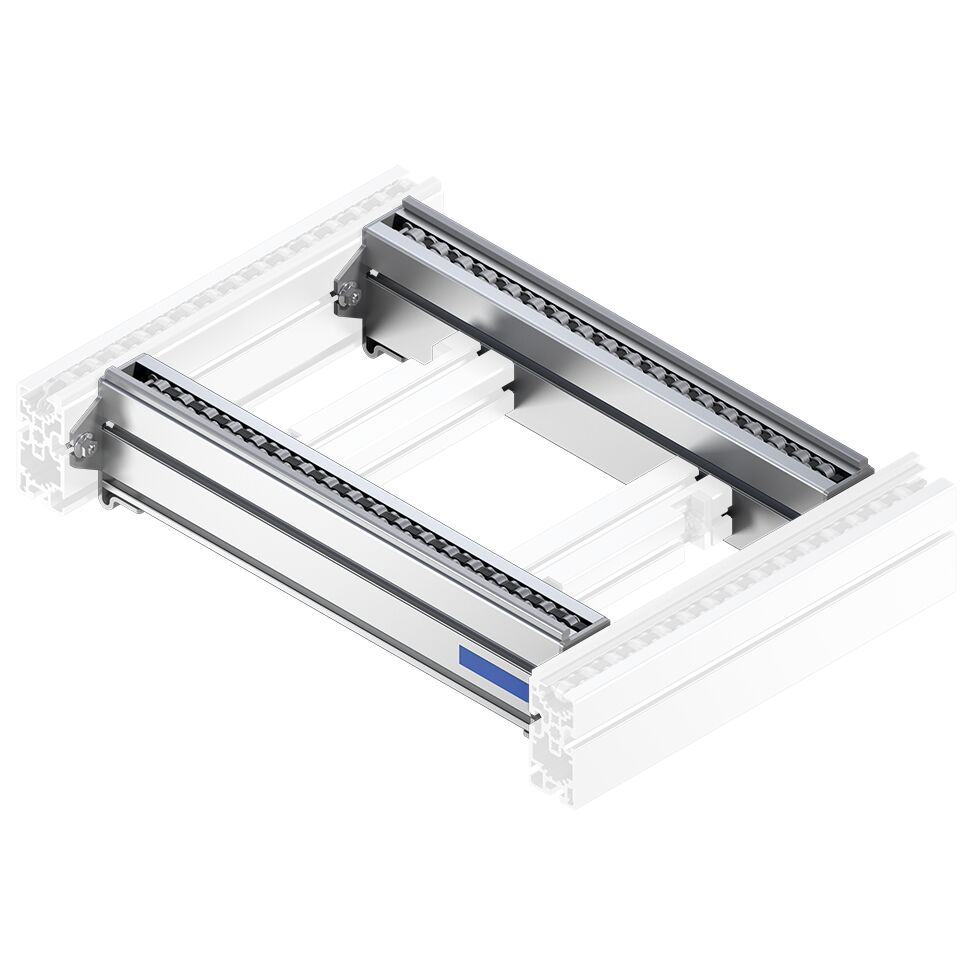 Reversible operation possible, Can be combined with WT 2/E, WT 2, WT 2/F, WT 2/H and WT 2/F-H, Suitable for mounting on an ST 2/… section with a profile width of 45 mm or an ST 2/…-H section with a profile width of 50 mm, Use in conjunction with two HQ 2  / Material Number:3842998744