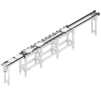 Longitudinal conveyor linear motor