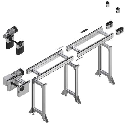 Components of conveyor units