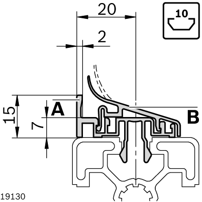 PROTECTIVE-PANE-PROFILE | 3842524027 | Rexroth