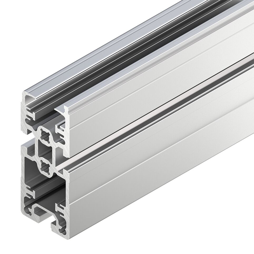 Longitudinal grooves for easy mounting, For conveyor unit self-assembly, For use in conjunction with all AS 2/R-... drive modules, UM 2/R-... return units, FP 2 guide profiles and GP 2 glide profiles / Material Number:3842529931