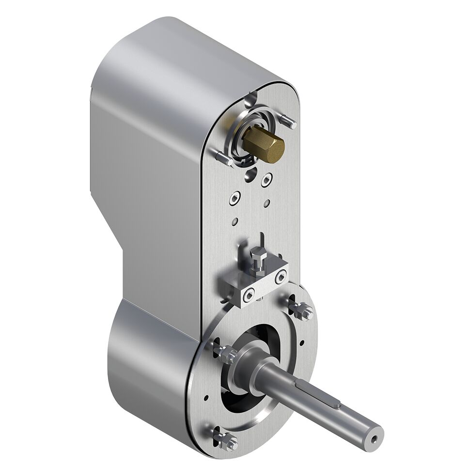 For mounting larger external motors for the transmission of higher drive torques (maximum section loads of the belt section must not be exceeded). / Material Number:3842542550