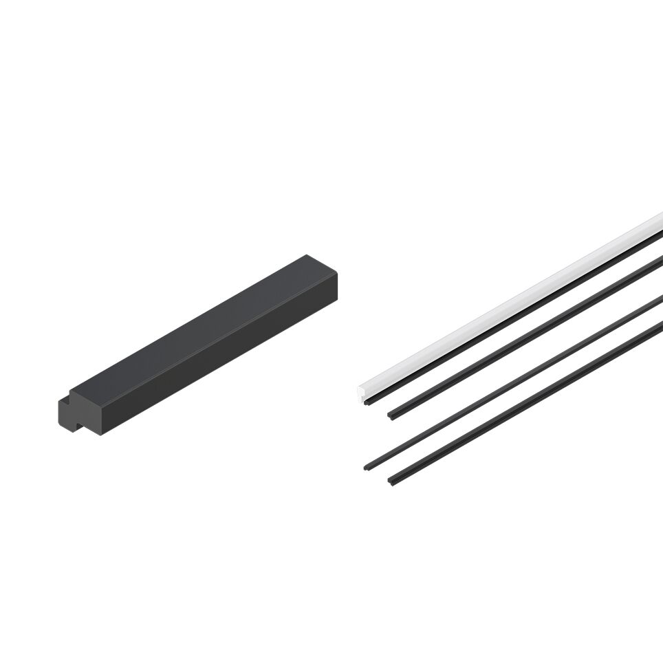 For conveyor unit self-assembly, For guiding the flat top chain or the accumulation roller chain, For sliding onto the SP 2/C-H or SP 2/R-H section profile, For use in conjunction with all AS 2/C-... drive modules, UM 2/C- return units and SP 2/C-… sectio / Material Number:3842537889