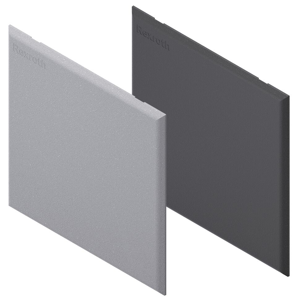 For closing the profile joints and profile butt joints in various application combinations, For profile joints 3/4 and 1/2 / Material Number:3842558477