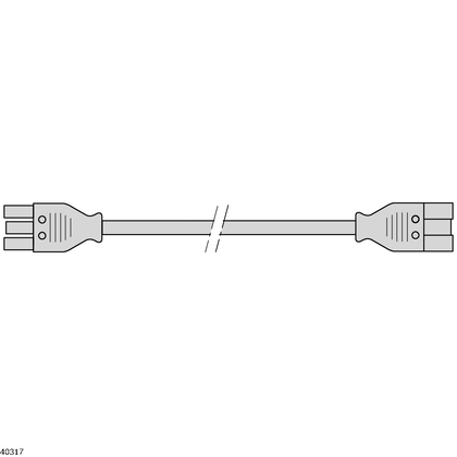 Energy supply, connection cable