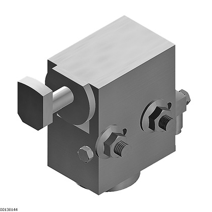 Stop gate VE 2/D-60 with plastic stop