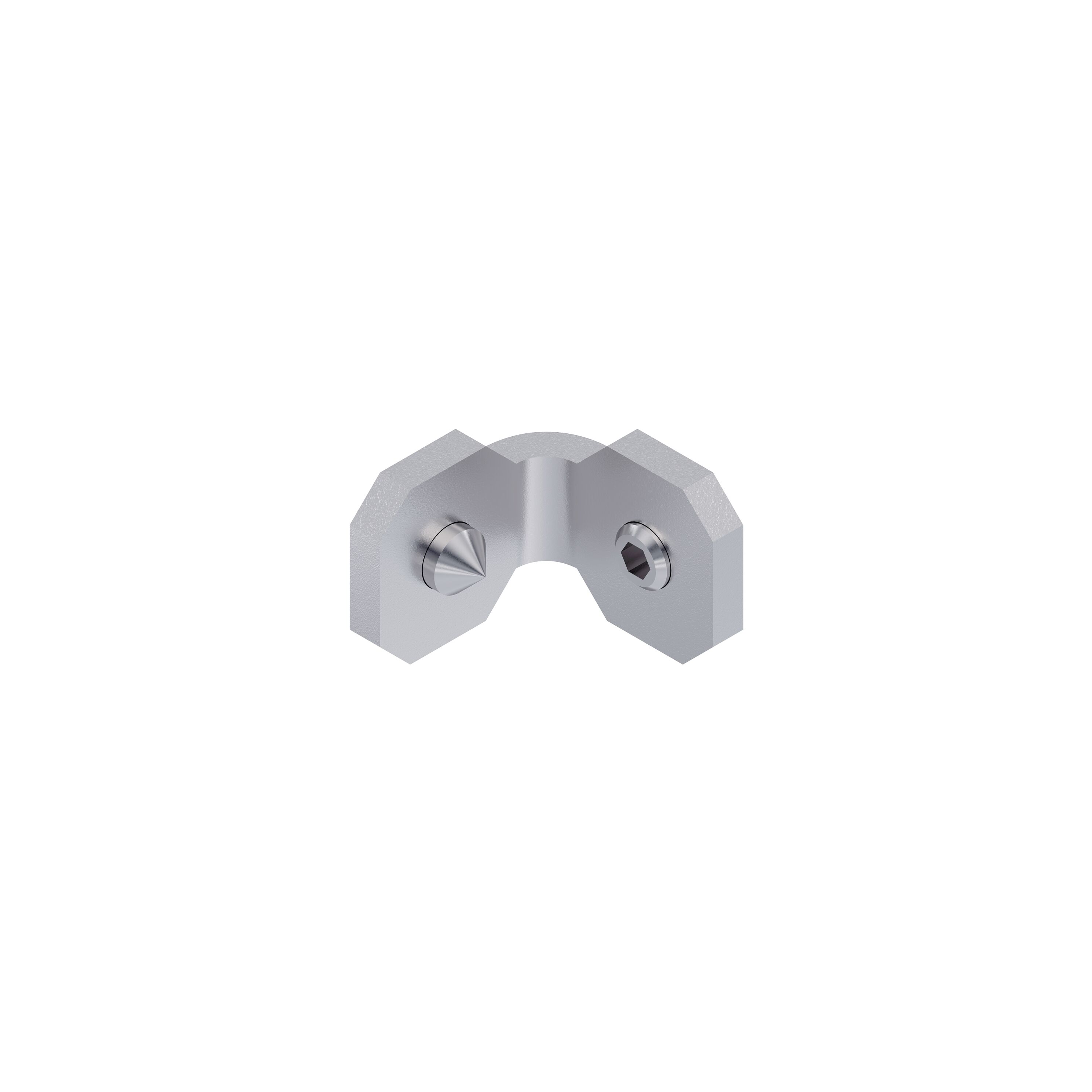 Profile finishing: not required, For elegant, easy-to-assemble profile connections, Especially suitable for constructing frames for doors, protective grilles, or partition walls, The inner bracket, 6 mm slot, can also be used as an inner bracket R, 6 mm s / Material Number:3842535574