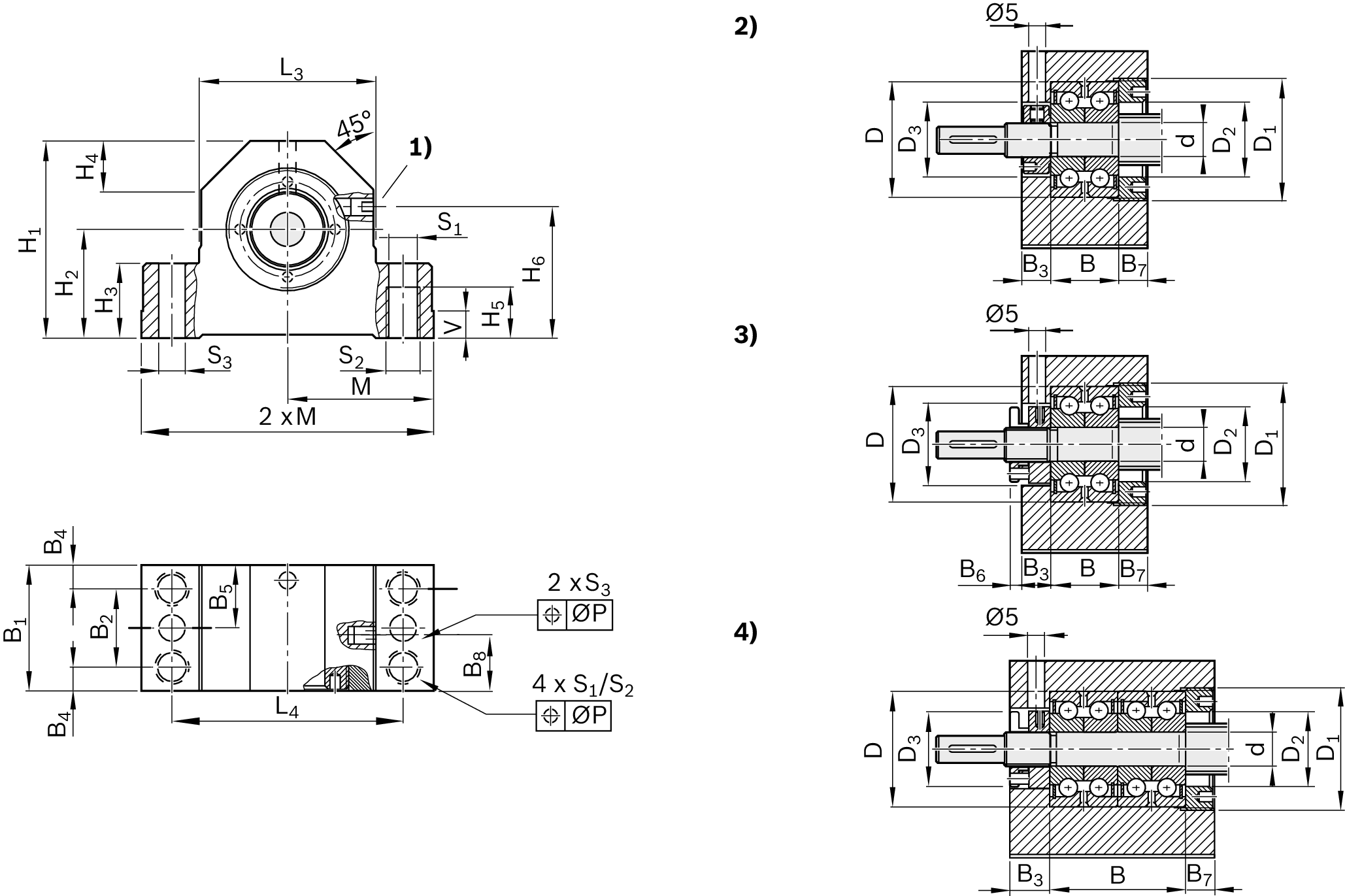 PILLOWBLOCK R159111730 Rexroth