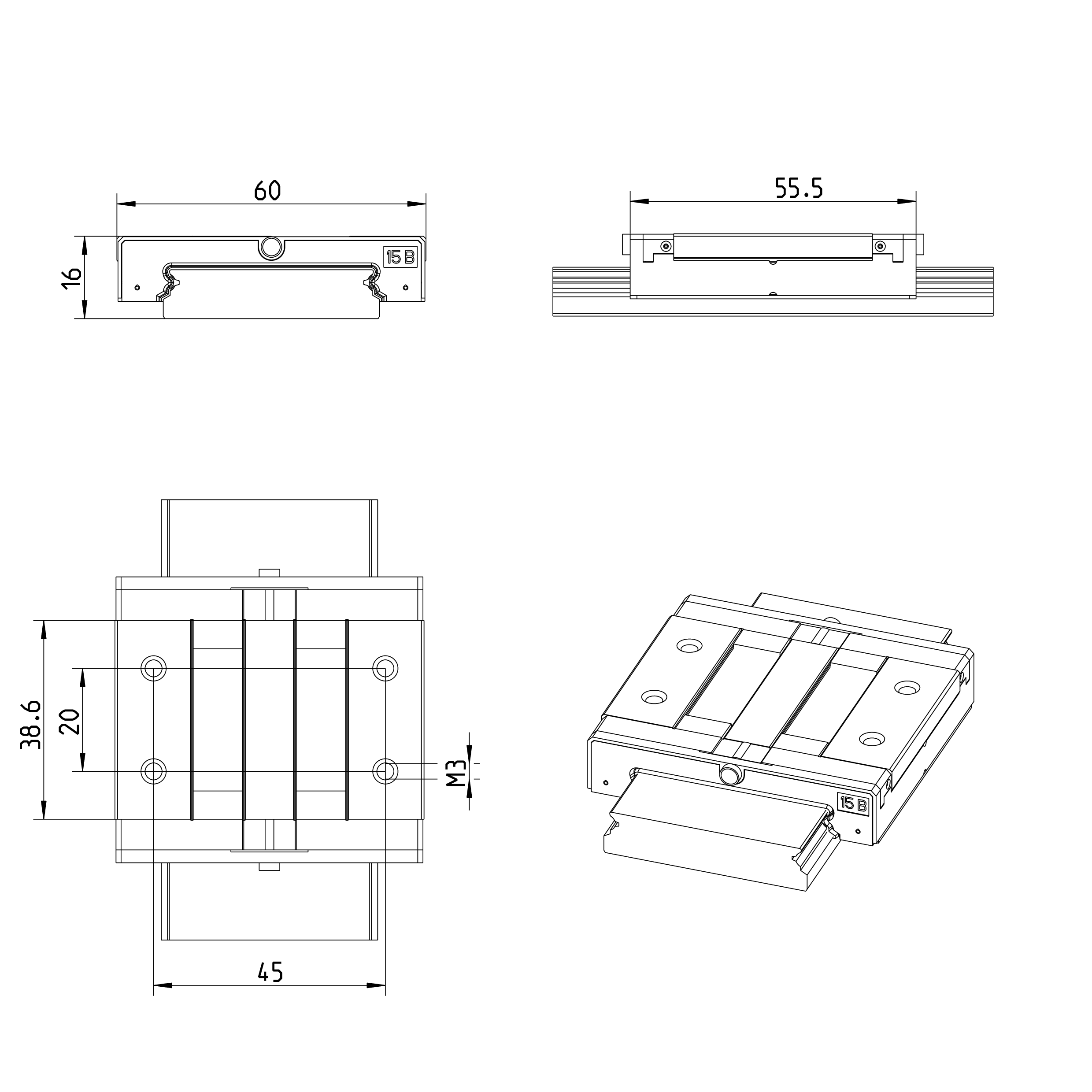 MINIATURERUNNERBLOCKRESISTNRII R044359401 Rexroth
