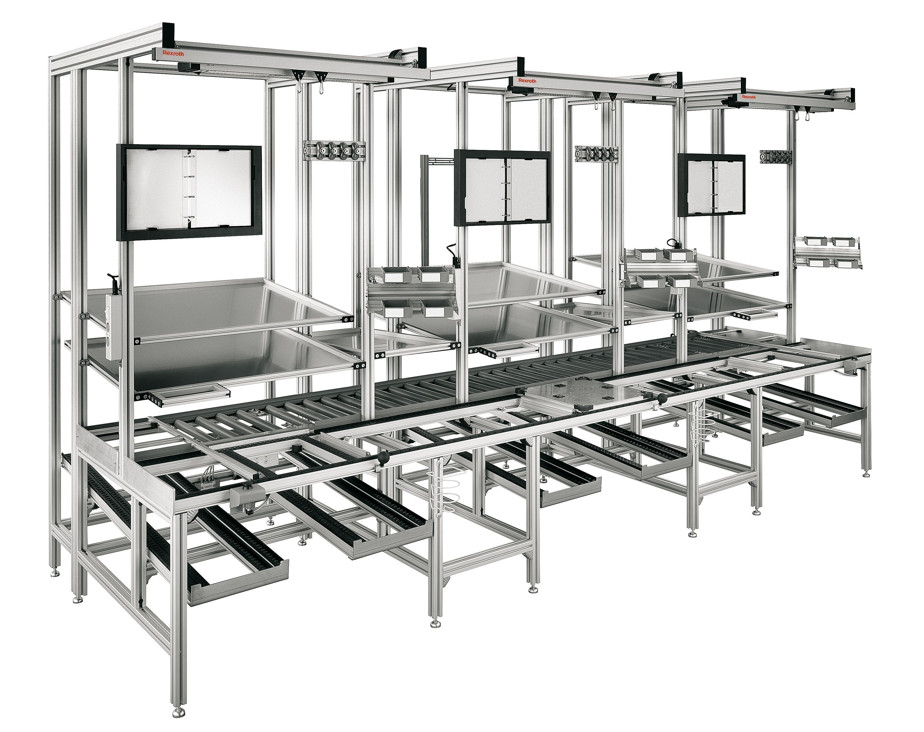 Bosch Rexroth PROFILE ALU 3M, RAINURE 10MM 50X50L - Galaxus