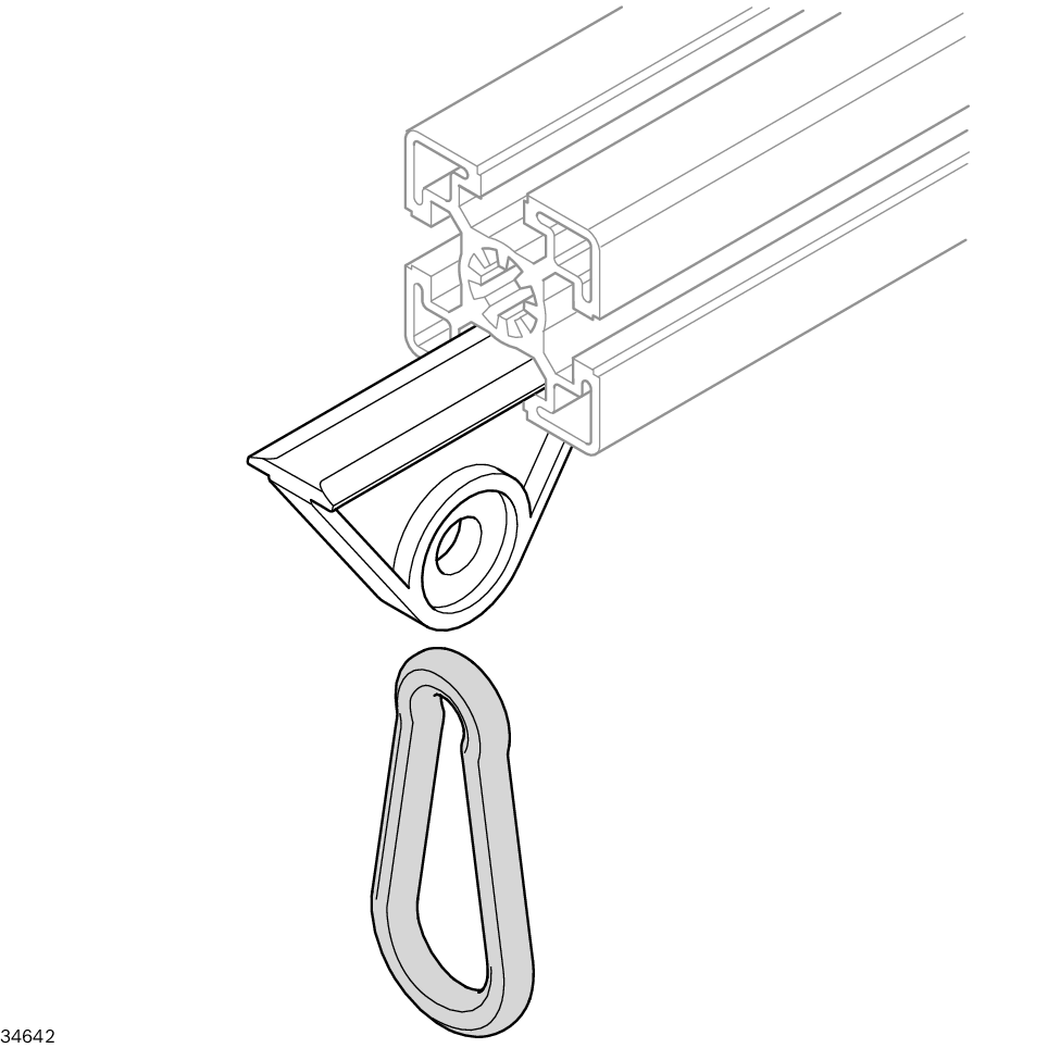 SNAP HOOK 0842901309 | 0842901309 | Bosch Rexroth