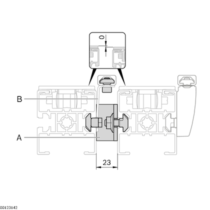 Section connection