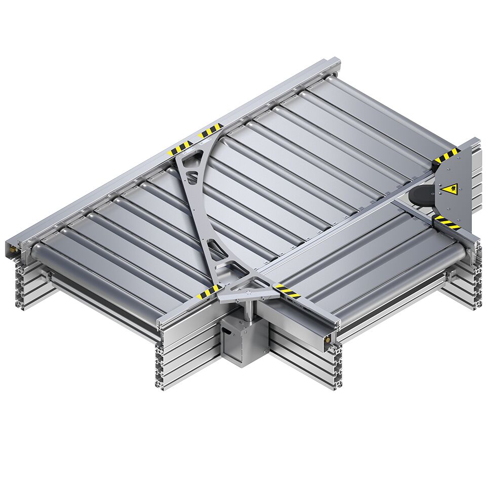 Accumulation operation not permitted, Reversible operation not permitted, Support profile made of anodized aluminum, Lateral guide profile made of steel, polymer, or aluminum in an anodized aluminum support, Driven via king shaft with bevel gears made of  / Material Number:3842998531