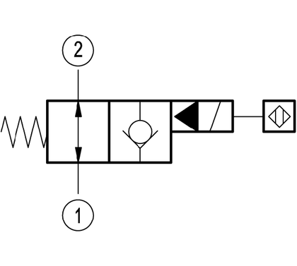 Bosch Rexroth Wege-Sitzventil, hydraulisch betätigt - VOI-8A-2A-06-NA VOI-8A-2A-06-NA