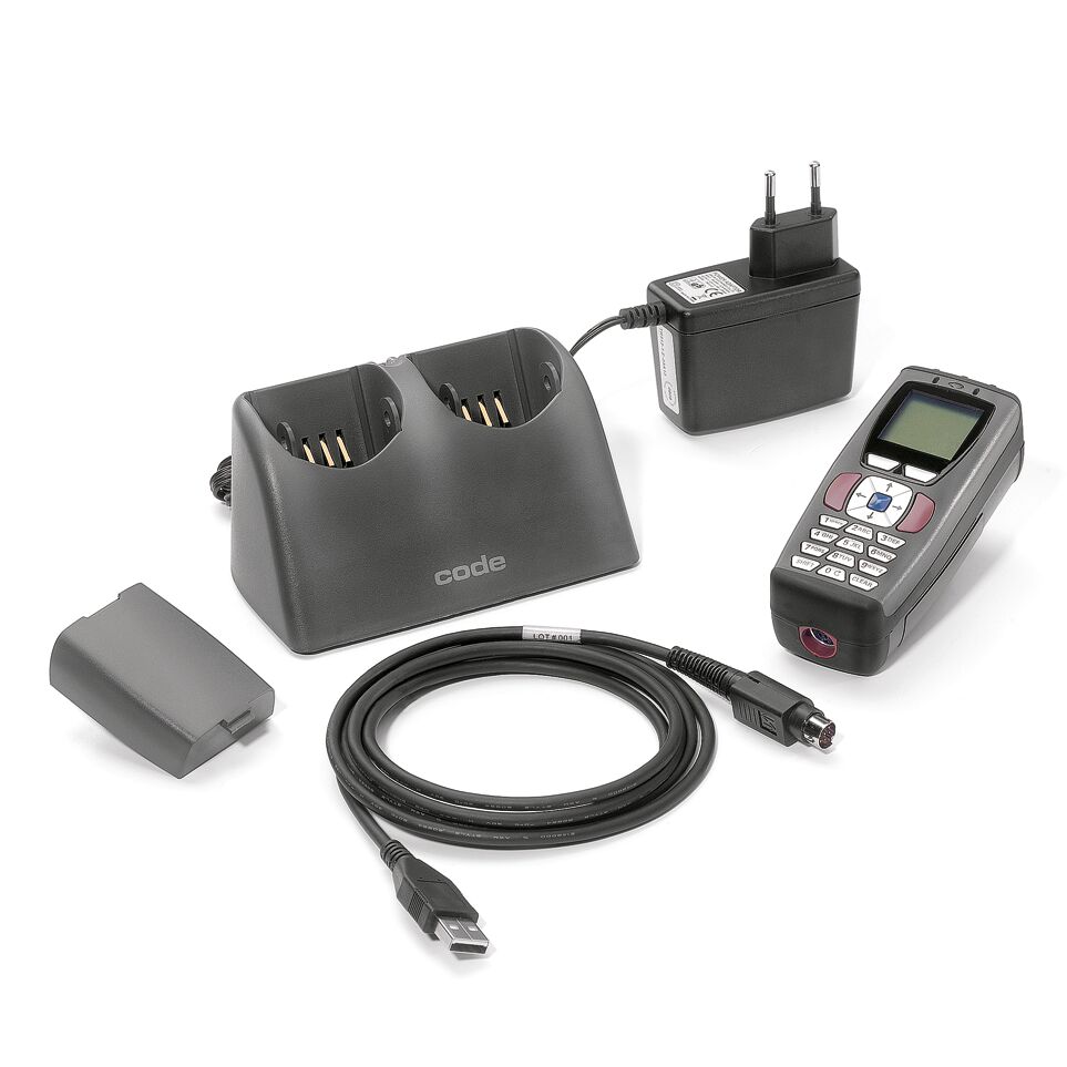 Charging station DPS/H-CRG, Manual Control Unit DPS/H, Battery DPS/H-ACC, USB Cable DPS/H-USB / Material Number:3842410166