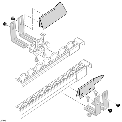 Insertion aid self-assembly elements