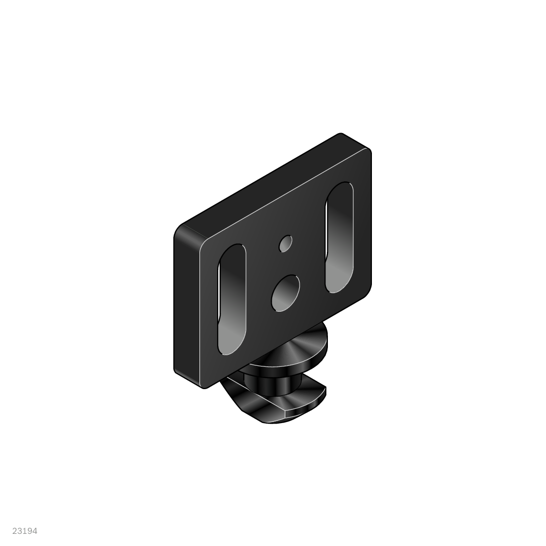 For constructing inexpensive sliding and lifting doors, Good functional reliability, For the construction of sliding and lifting doors, For any thickness of the surface element or aluminum profile frame / Material Number:3842555226