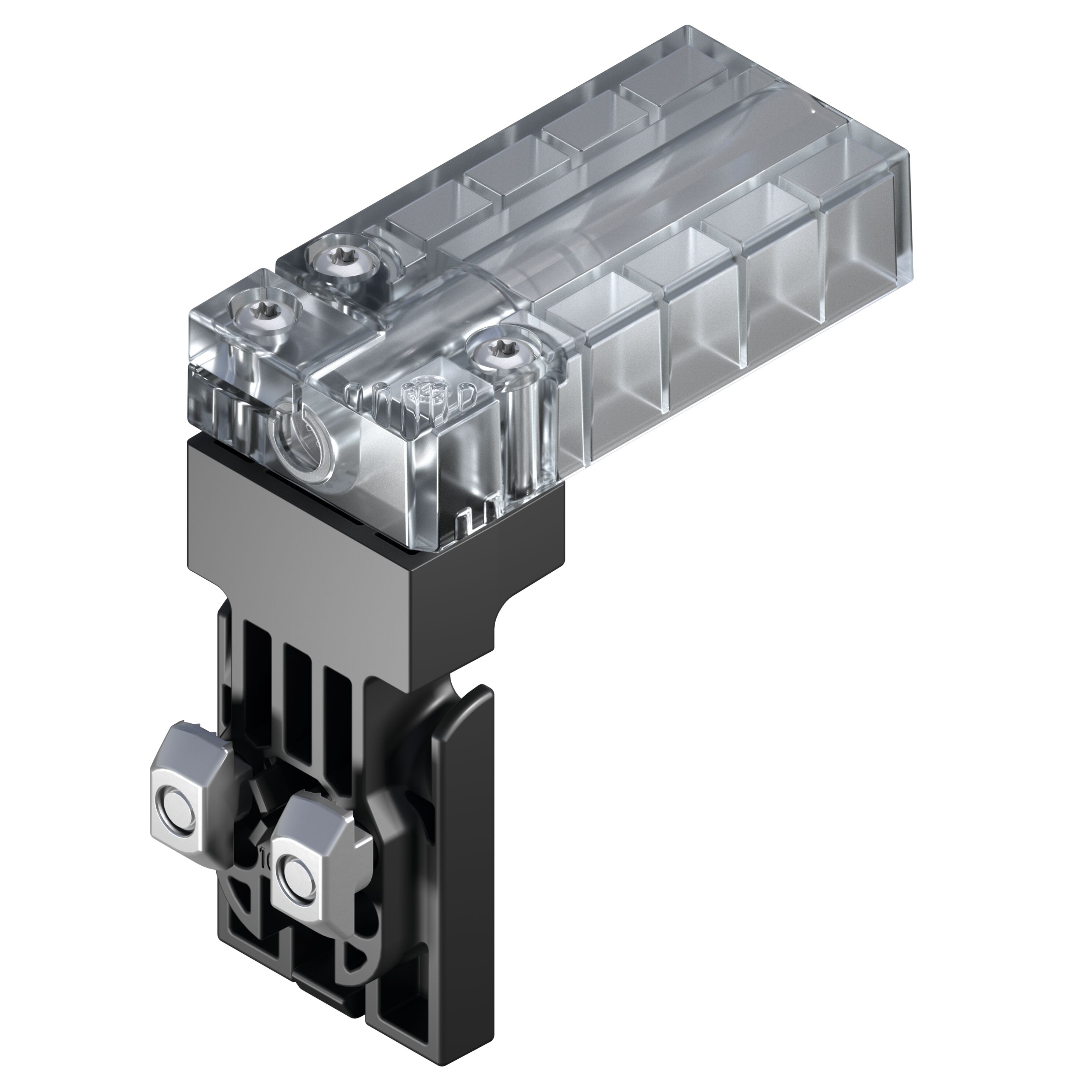 Simple, fast mounting and replacement of the sensor without adjustment through flush installation with defined sensing range, Changing the sensor is quick and easy by loosening a separate clamping screw. The switch bracket stays in position, Suitable for  / Material Number:3842557605