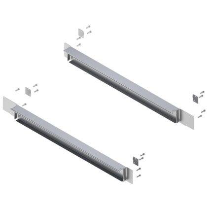 End plates for conveyor unit with full rollers