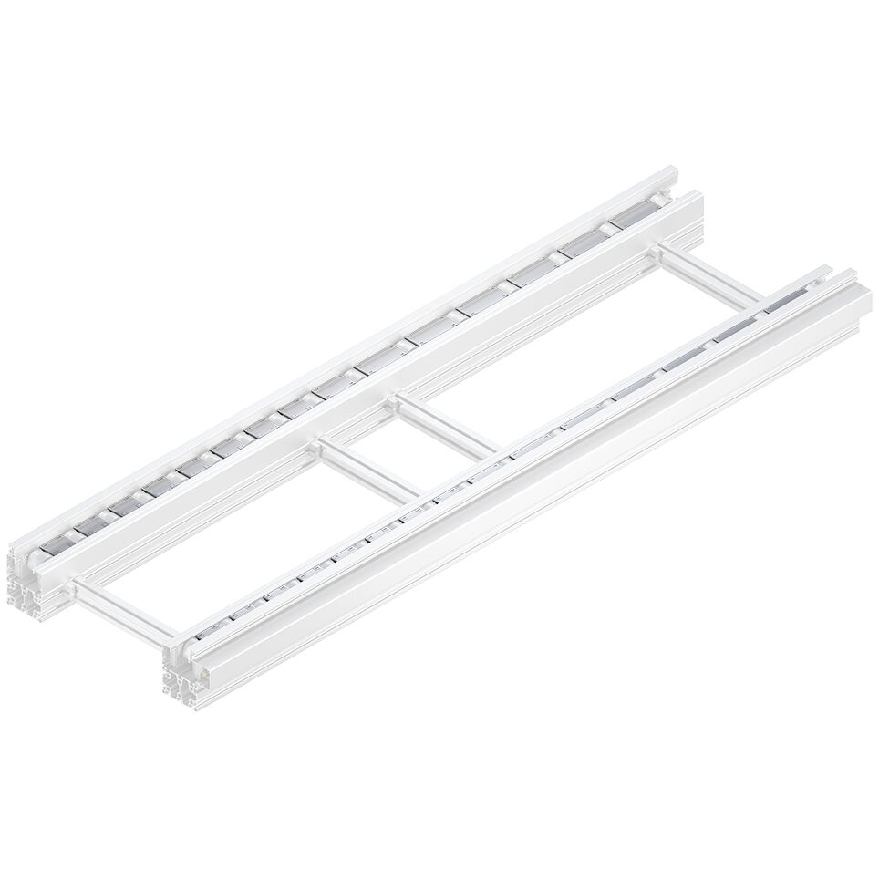 Spring element (<b>H</b>), 4x required for each protective cover, section center protective cover (<b>A</b>), Protective covers for transition between conveyor unit/conveyor unit with the same or different rollers (<b>B</b>) / Material Number:3842545546