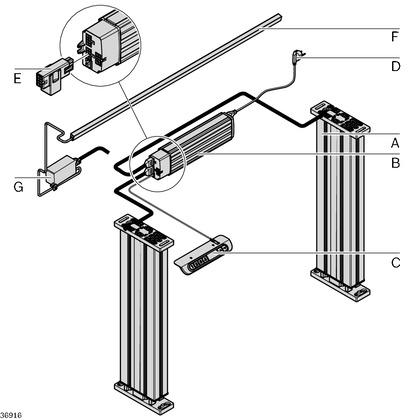 Height-adjustable workstation components