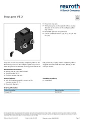 STOP GATE 0842900300 | 0842900300 | Bosch Rexroth