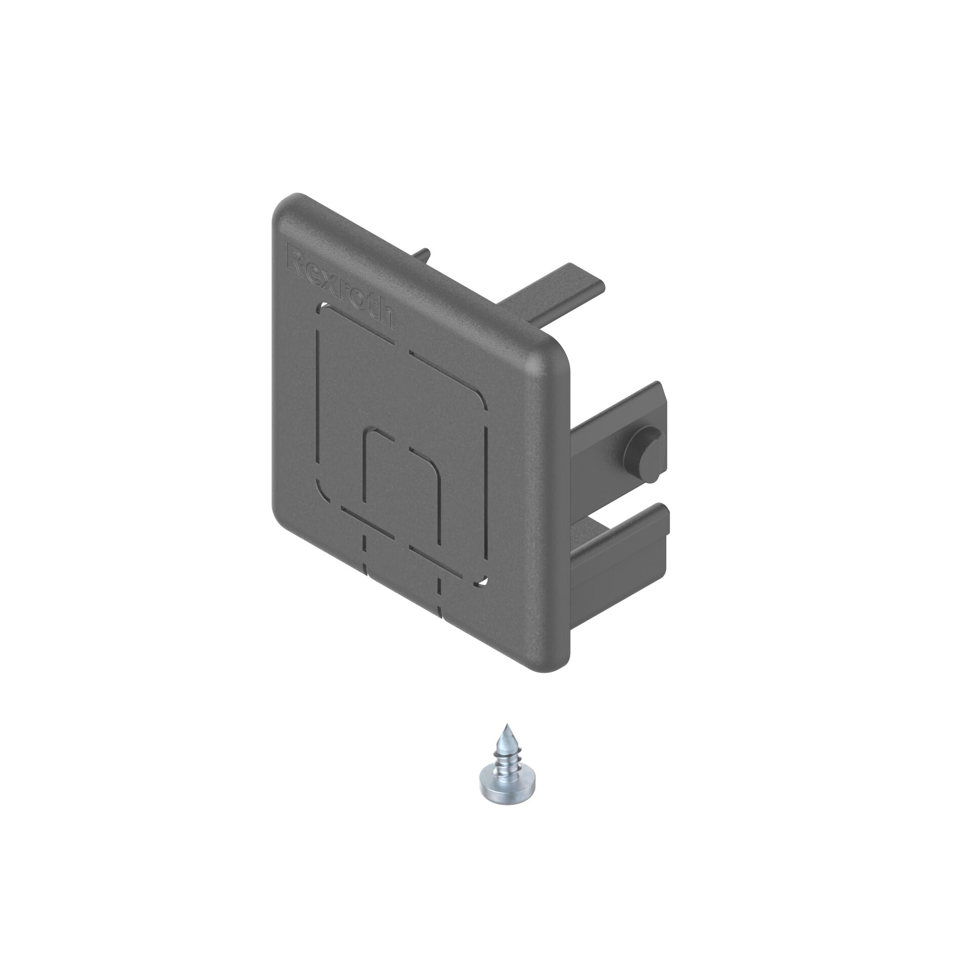 Cable duct for routing electrical lines, Captive cover, Really easy to access, Large usable volume, Simple, fast assembly – just clips into the 10 mm slot, Cover cap for sealing the cable duct with pre-punched holes for running cables through, VDE certifi / Material Number:3842551005