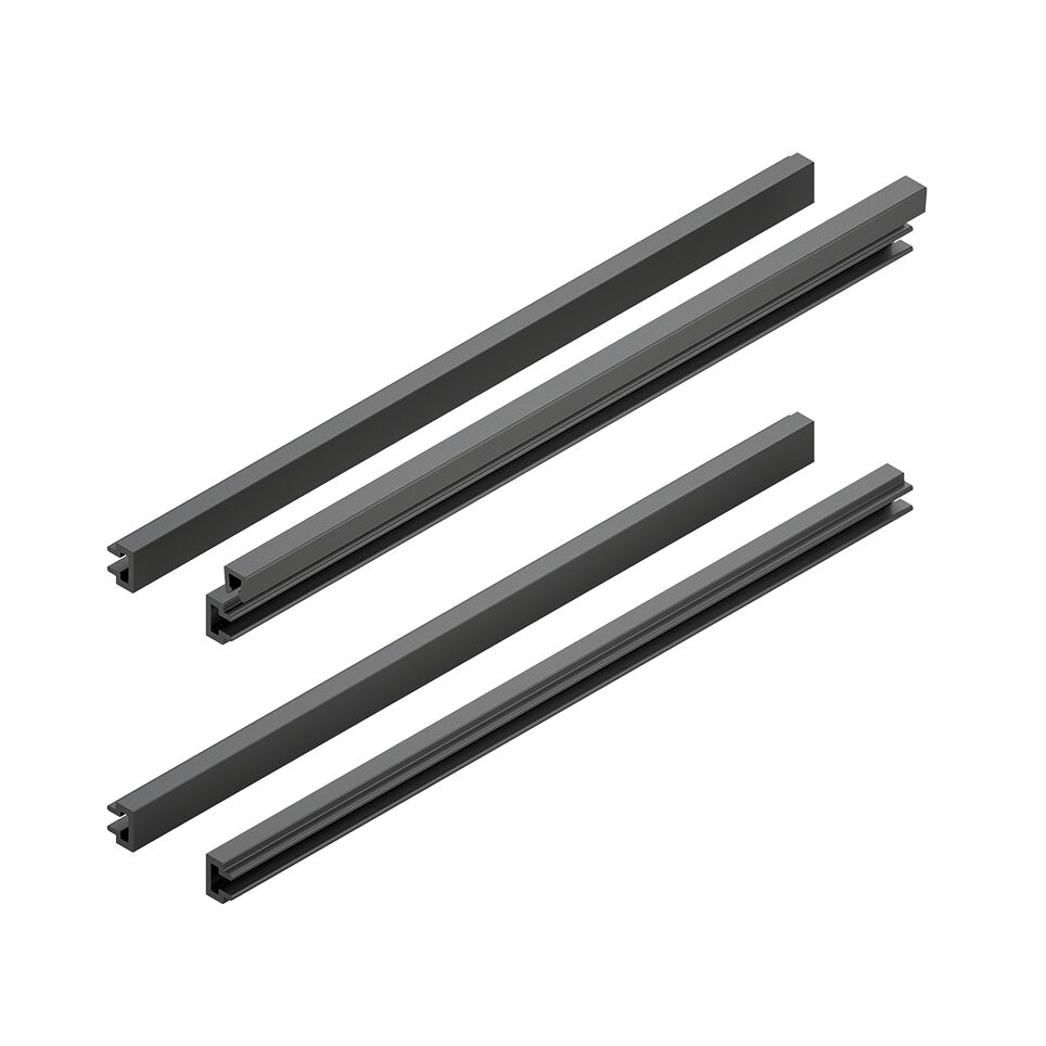 For conveyor unit self-assembly, For use in conjunction with ST 2/C-… section profiles, AS 2/C-… drive modules and UM 2/C-… return units, FP 2 guide profile for laterally guiding the workpiece pallet; slides onto the SP 2/C-100 section profile, GP 2 glide / Material Number:3842529933