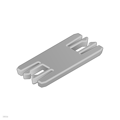 Aluminum cable duct, connection element