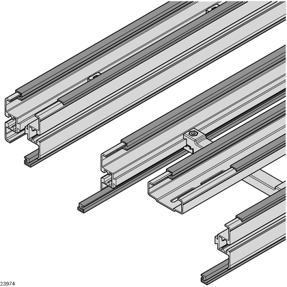 Section AL, sliding rail