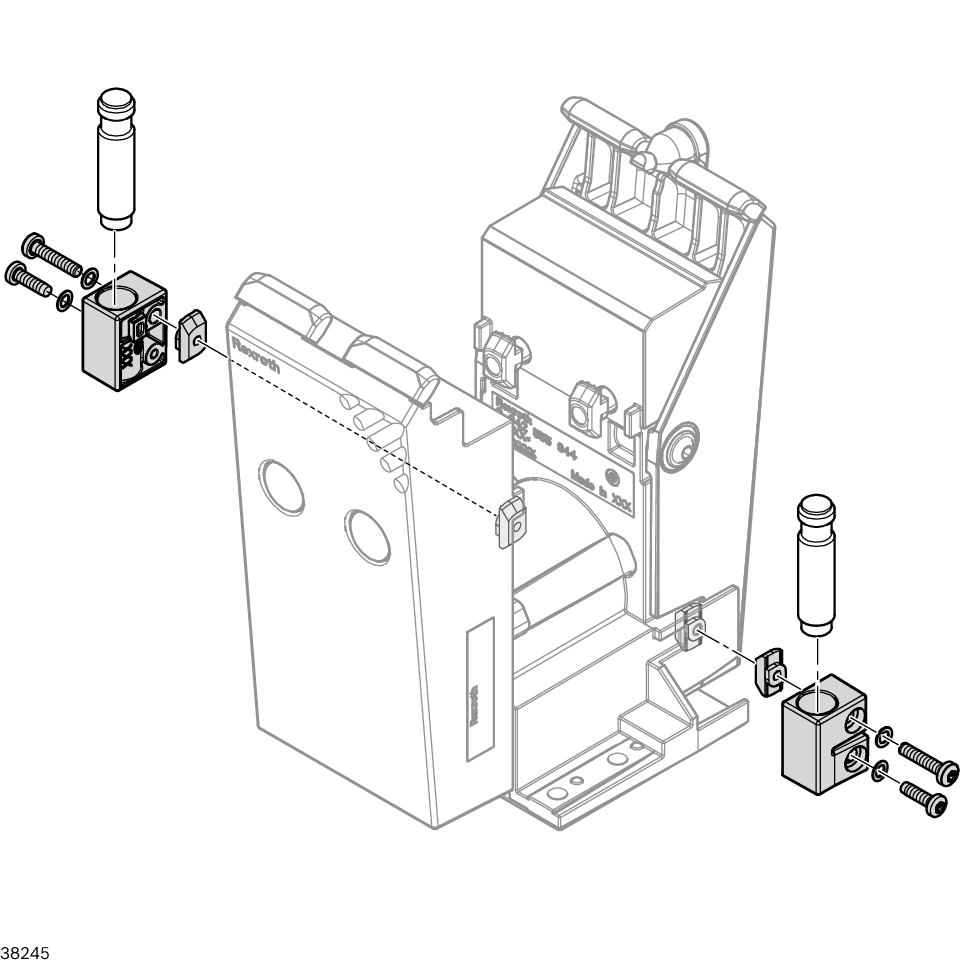 The switch bracket can be installed in any position / Material Number:3842557606