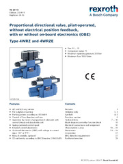 PROPORTIONAL DIRECTIONAL VALVE 4WRZ32E1-360-7X/6EG24N9TK4/D3M
