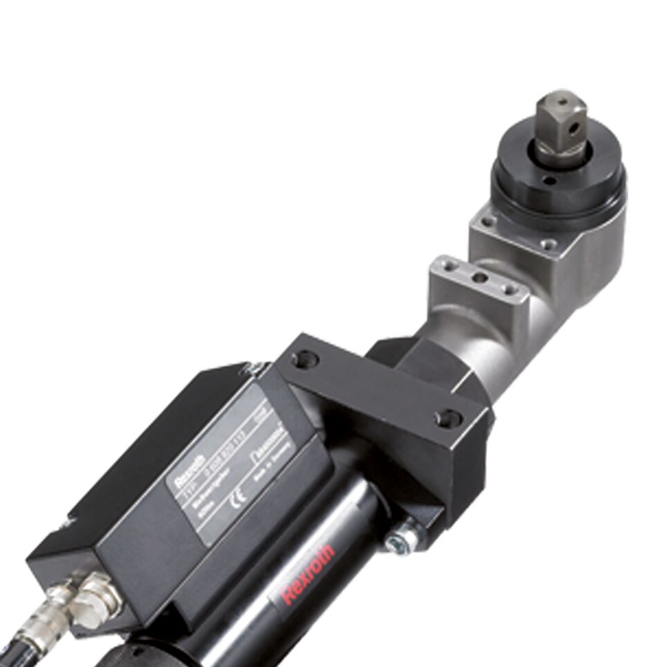 For limited-access situations, Precision toothing for high torque accuracy, Integrated fastening flanges, With integrated measurement transducer on request, Working range 26-220 Nm, Max. output drive speed: 985 rpm, Incremental positioning (10° increments / Material Number:0608810046