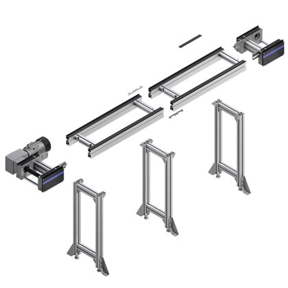 Belt and toothed belt for longitudinal conveyor Bosch Rexroth