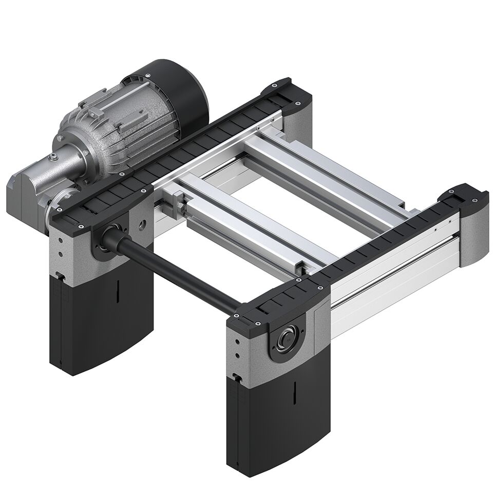 Special models on request, Motor connection: optionally with cable/plug or terminal box motor connection, Motor mounting on right, left or centrally (centrally on track widths of 240 mm and above), Conveyor medium: plastic flat top chain (with KA = A suit / Material Number:3842999917